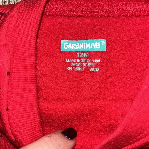 😍Lot of 3 sweatshirts size 12/12-18 months - Picture 9 of 10